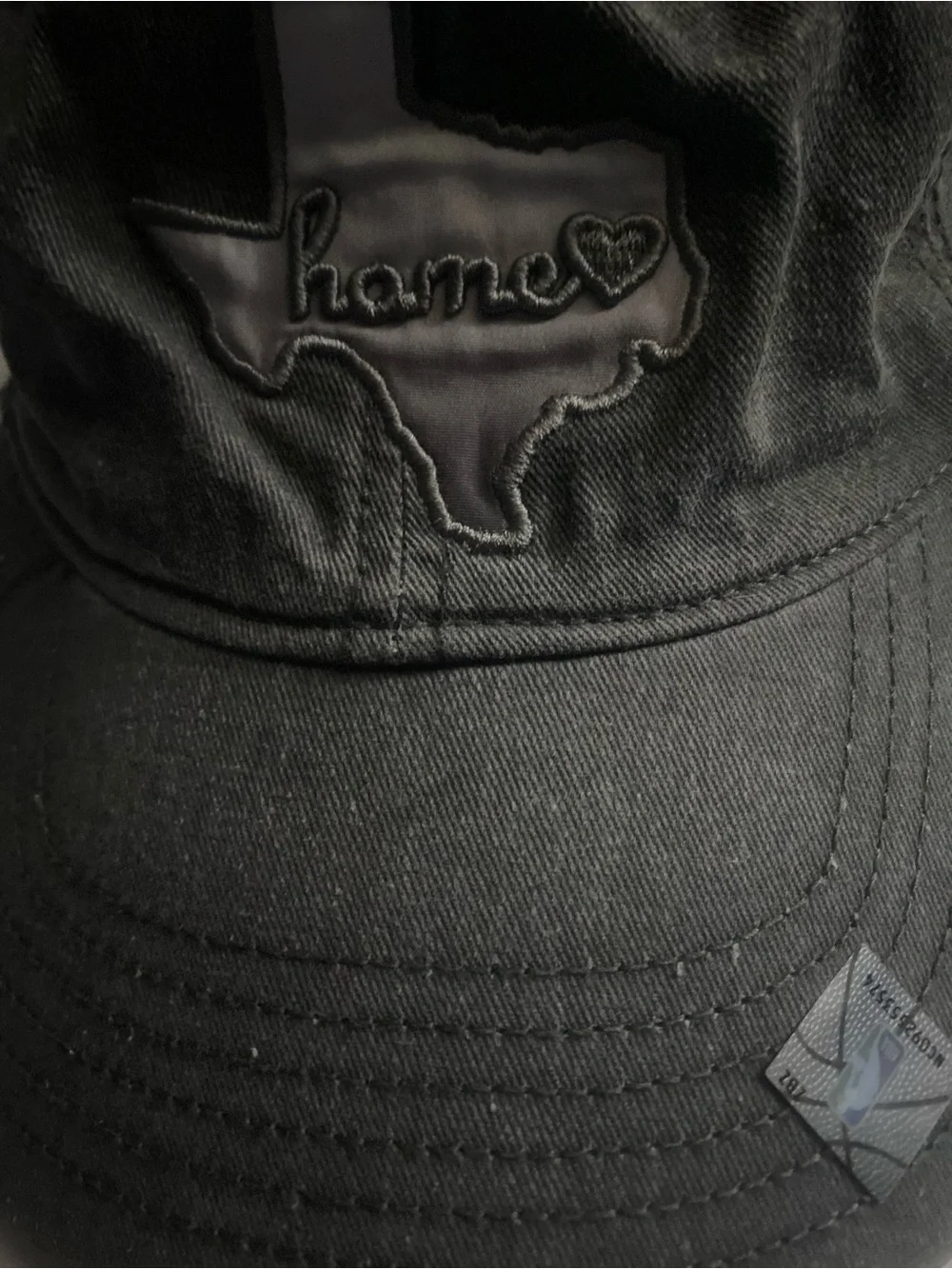 Source Unknown Black Texas 'Home' Baseball Cap